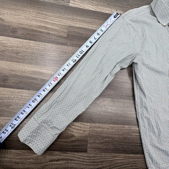 Rock and Roll Cowboy Button Down Shirt Medium Blue Floral Chest Pocket L/S‎ - Picture 9 of 9